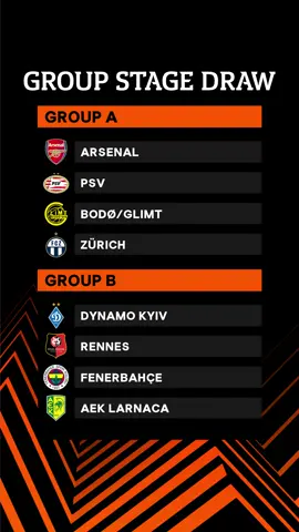 The #UELDraw is complete 🤩 Who’s winning it? #EuropaLeague 