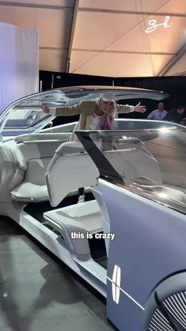 New Lincoln has a Cinema floor 😱 #supercarblondie#lincoln #lincolnL100 #futuristic #concept #luxury #carsoftiktok