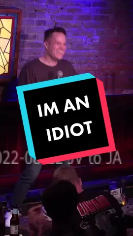 I’m an idiot. #standup #comedy #funny #lol #comedian #jeffarcuri #fyp #fypシ  #standupcomedy