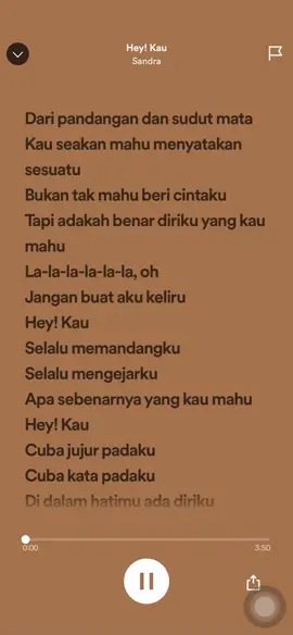 Arwah Sandra - Hey ! Kau 🔥🔥🔥 #sandra #heykau #song #music #musica #musically #tiktok #tiktokviral #tiktokviralvideo #tiktokviraltrending #tiktokmalaysia #tiktokindonesia #lyrics #lyricsvideo #kmmlyrics_songs #malaysia #malaysiatiktok #indonesia #indonesiatiktok #fyp #fypシ #fypage #fypシ゚viral #trending #trendingsong #trendingvideo