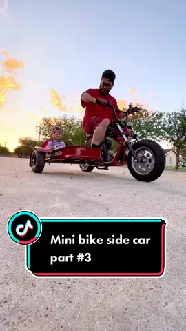 Mini bike side car part 3 #minibikes #minibikesoftiktok #sidecar #minimotoguy #bondingtime #GenshinTeleport #doodlebug #azusa #predator212 #part3