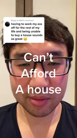 Replying to @Matt one simple trick to buy a house 