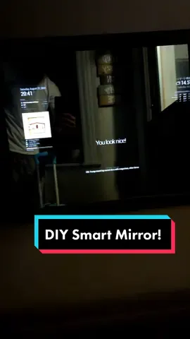 So I saw this online and had to make one,  it was surprisingly easy to make, it's pretty awesome and works great! Just cause we're a farmhouse dosent mean we can't be high tech lol #DIY #smartmirror #raspberrypi #farm #farmlife #technology #pov #ibuiltthis #smart #