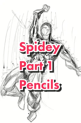 Love This Pose/ Symbiote Spidey Timelapse Part 1 Pencils , Check out @sayneeeeeee Insane Poses!!! #comic #drawing #spiderman 