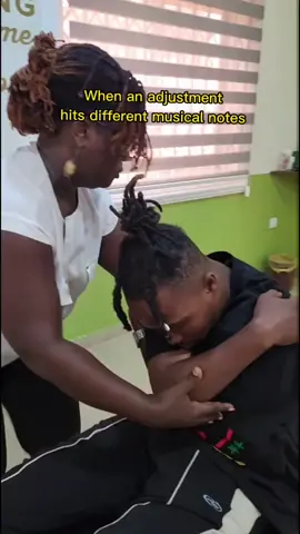 As active as he is, @Dance God 🦅🇬🇭  still makes time to care for himself and of course get his spine checked. He's the baddest when it comes to dance. Y'all know. Are you then surprised he ensures all joints move well to the tunes? I'm not.... except HIS REACTION to his thoracic adjustment which struck different cords at once. 🤣Ps. 《Anterior adjustment are great for certain misalignments. Please please don't come begging me for it. I won't 