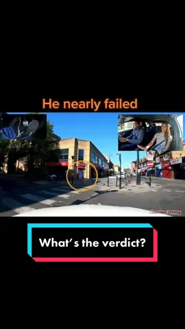 #tiktokpoll if the pedestrian has stepped into the road this would have been a fail #driving #test #tips #fail #zebra #crossing #hazard #fyp