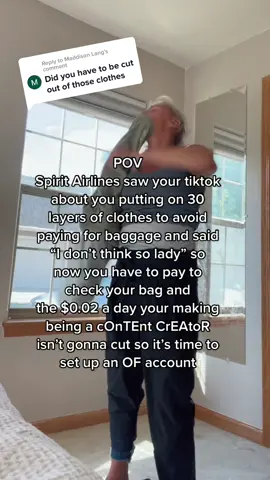 Replying to @Maddison Lang putting them all on took 8 min, taking off .52 seconds 😂😂  side note: look who just discovered the “effects” options! 🙋🏼‍♀️🤗  #fyp #foryou #pov #spiritairlines #funny #viral