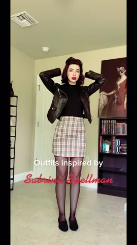 Outfits inspired by Sabrina Spellman✨❣️ #sabrinaspellman #chillingadventuresofsabrina #outfitinspo #outfitinspiration #fyp #OOTD #halloween 