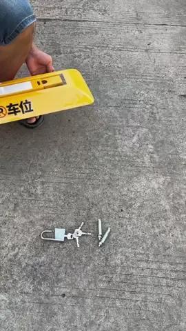 With this device people will not be able to park in your parking space