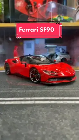 MÔ HÌNH XE FERRARI SF90 STRADA 1:24 hãng Burago 