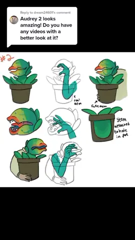 Replying to @dream24601 #greenscreen I've actually always wanted to talk about the process of making her, so here ya go! 😁 #audrey2 #puppet #showcase #howitsmade #broadwaymusicals #littleshopofhorrors #ReTokforNature #propmaker #MessFreeHero 