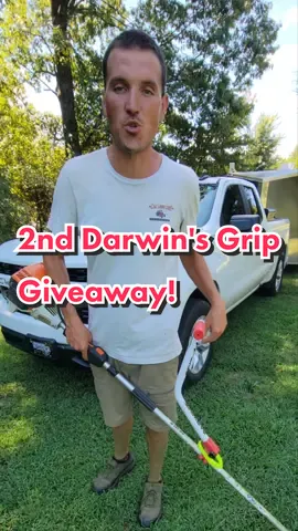 Darwinn's Grip Giveaway! Several Ways To Enter! #giveaway #darwinsgrip #lawn #lawncare #lawntok #landscaping #MessFreeHero #ReTokforNature #fyp #viral 