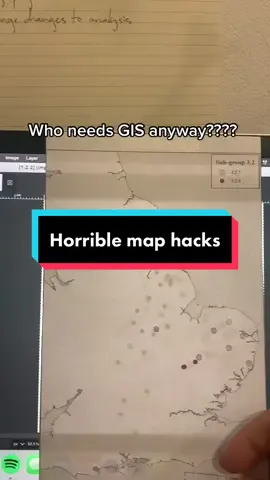 #archaeologytiktok #arcgis #mapping #gradschool 