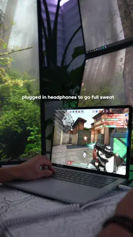 Replying to @ohthehorsesnamewasfriday now I can be a gamer on the go 😫😩😈🫣 #cedlom #Valorant #surfacelaptopstudio 