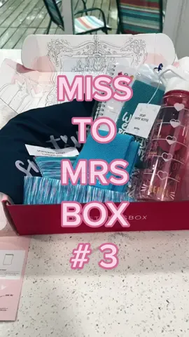 my 3rd miss to mrs box! @Miss To Mrs Box  #misstomrsbox #misstomrs #ReTokforNature #MessFreeHero #weddingtiktok #bridetobe #2023bride #bride #fyp #workout #bridetok 