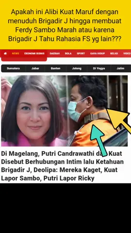 Apakah ini alibi tuk menghindari KUHP 340 Guys? #putricandrawathi #kuatmaruf #ferdysambo #brigadirj