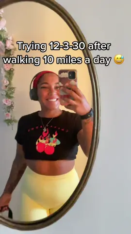 Trying 12-3-30 after walking 10 miles a day 🥹😅 it wasint bad at all tbh                                           #ReTokforNature #walkingforweightloss #walking #weightloss #75hard #fitnessmotivation #12330workout #12330 #messfreehero
