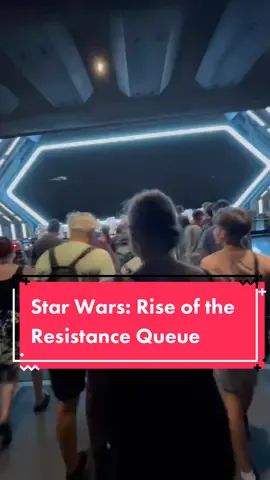 Rise of the Resistance Queue #thefirstorder #kyloren #starwars #starwarsgalaxysedge #galaxysedge #batuu #blackspireoutpost #disneyshollywoodstudios #waltdisneyworld #disneyworld #disneyworld50 #riseoftheresistance #orlando #orlandovlogger
