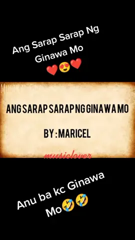 #maricel  #angsarapsarapngginawamo