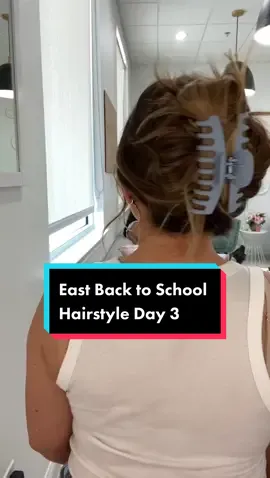 ✨Easy Back to School Hairstyle Day 3 ⭐️ Perfect for a dirty hair day! #hairstyle #hairtok #howto #hairitagebymindy #manifestation