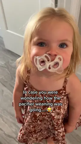 Safe to say we got a ways to go 😂 #toddlersoftiktok #toddlermom #pacifier #lifewithatoddlerbelike #funnytoddler