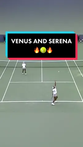 This throwback Venus & Serena🎾🔥 #USOpen #serenawilliams #venuswilliams #tennistok #fyp #sportstok (via US Open Tennis Championships/YT)  