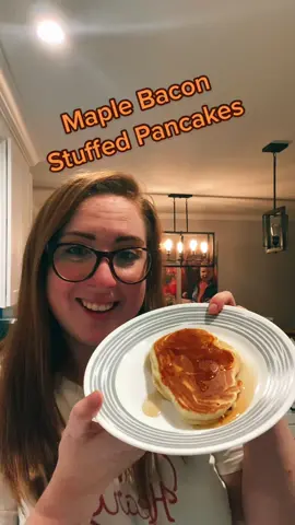 Lets make Maple Bacon Stuffed Pancakes! #EasyRecipe #easymeal #pancakes #baconrecipes #easybreakfast #fallrecipes #backtoschool #simplerecipe #quickmeals #ReTokforNature 