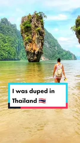 My 1st trip to Asia was Thailand & I was duped by photoshopped photos #jamesbondislandphuket #thailandtravel #thailand🇹🇭 