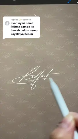 Replying to @✨ #ralitshaa #ralitshaasignature #ttd #tandatangan