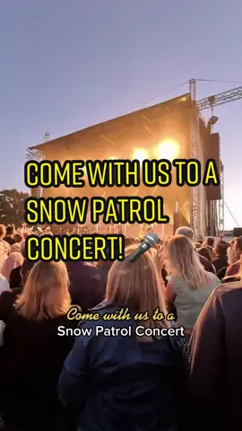 This concert was amazing! Snow Patrol puting on a great performance 🎤 #fypシ #belfasttiktok #nitiktok #visitni #snowpatrol 