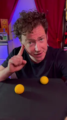 The BEST yellow ball magic trick! #MAGIC