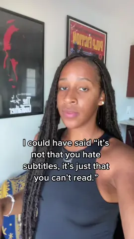 I will die on the ppl that hate subtitles can’t read hill forever lmao. #fyp #trending #icouldhavesaidthat #icouldhavesaid #movietok 