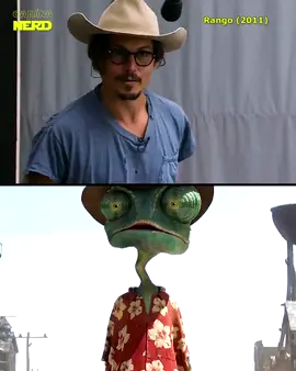 Johnny Depp como Rango #johnnydepp #rango #dublagem #bts #fy