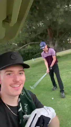 Buddy about lost his head 😂  #golf #golffail #failvideo #golfing #golfer #pgameme #golfapparel