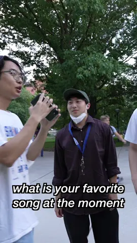 What Is Your Favorite Song At The Moment? #streetinterview#college#song 