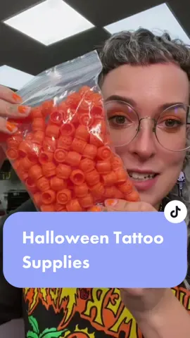 Did you know these existed?! #keystonetattoosupply #inkcaps #tattoosupplies #tattootok #tattooersoftiktok #tattoolover #halloweentattoo 
