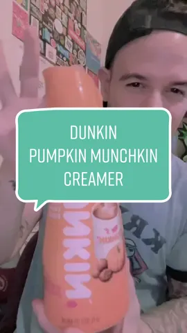 @dunkin Pumpkin Munchkin Creamer🎃🥛 #dunkin #pumpkinmunchkincreamer #foodreview #Foodie #basicbecks #becks #foodblog #foodreview #foodie #FoodTok #foodtiktok #chubster #teamchubster #chubbymittens #yass 