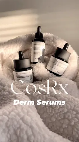 three Derm serum beauties 😍 @COSRX Official 