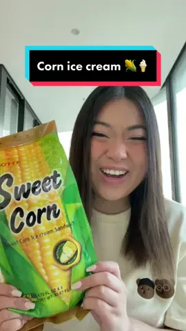 It’s CORN ice cream 🌽🍦😍 #itscorn #cornsong #cornicecream #corn #icecream #sweetcorn #koreanicecream #asianicecream