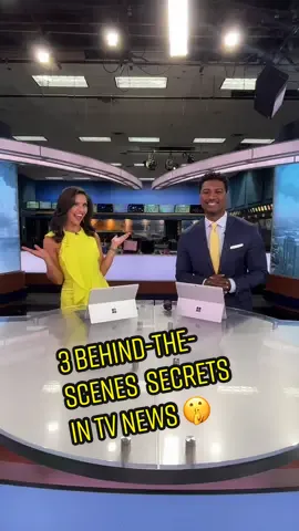 3 behind-the-scenes secrets in TV news 🤫🤫🤫 #thatnewslife #tvnews #behindthescenes #morningshow #television #tv #news #louisville #kentucky #morning #microphone #studio #newsanchor #secrets 