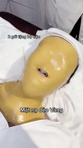 Mặt nạ dẻo vàng #trending #viral #xuhuong #xuhuongtiktok #lamdep #reviewlamdep #spa #xh #fyp 
