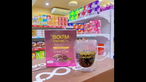 🍫🍫 𝗕𝗢𝗢𝗠 𝗖𝗼𝗰𝗼𝗮 𝗽𝗹𝘂𝘀 ကို Meal replacement အနေနဲ့သောက်လို့ရတယ်😋 #NanC_Vlog🖤 #fyp 