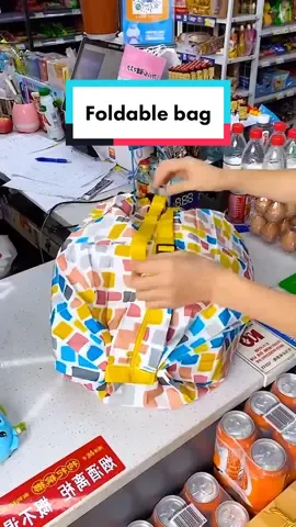 Foldable bag #foldablebag #fashion #shoppingbag #tiktokshopbudol #fyp #foryourpage