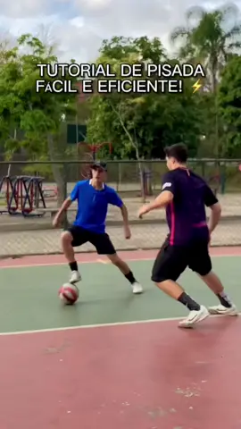 uma pisada fácil e bastante eficiente! ⚡️ #futsal #tutorial #drible #Soccer #fy 