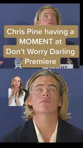 Chris Pine campaigning hard to become the Best Chris™️ #dontworrydarling #venicefilmfestival #chrispine 