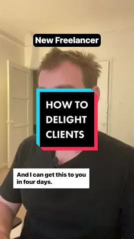 How to delight your freelance clients #freelancer #TalkToClients #clientwork #selfemployed 