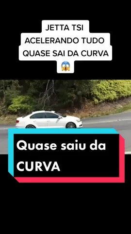 Jetta tsi entra muito rápido e quase passou direto na curva! Ainda bem que nada aconteceu. #jettatsi #curvas