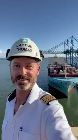 #ventamaersk #gdansk @maersk_official #maersk #captainthomas #alwaysonboard #goodmorning