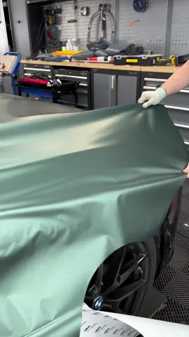 3M Matte Pine Green 🌲 X BMW M850i 🥵 #vehiclewrapping #carwrap #monsterwraps