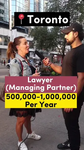 Great conversation with Cecilia, a Lawyer  Location:📍Toronto, Ontario #fyp #Lawyer #ManagingPartner #Litigator #salary #career #Toronto #Alberta #Canada #CanadianIncome 